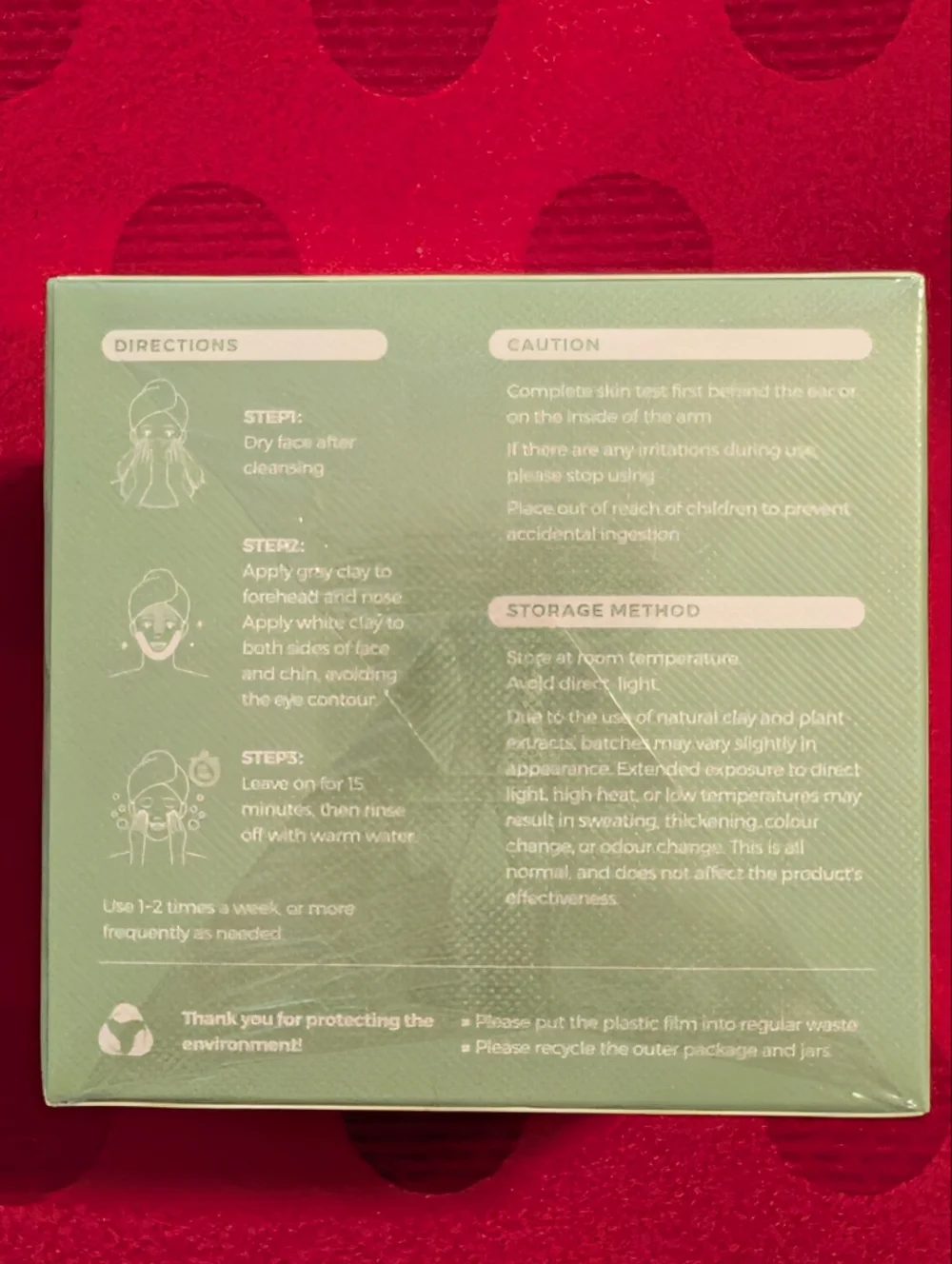Duo Cleansing Clay Mask - Mint Green